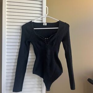 Abercrombie & Fitch Women's Black Bodysuit (2) Abercrombie & Fitch Women's Blac